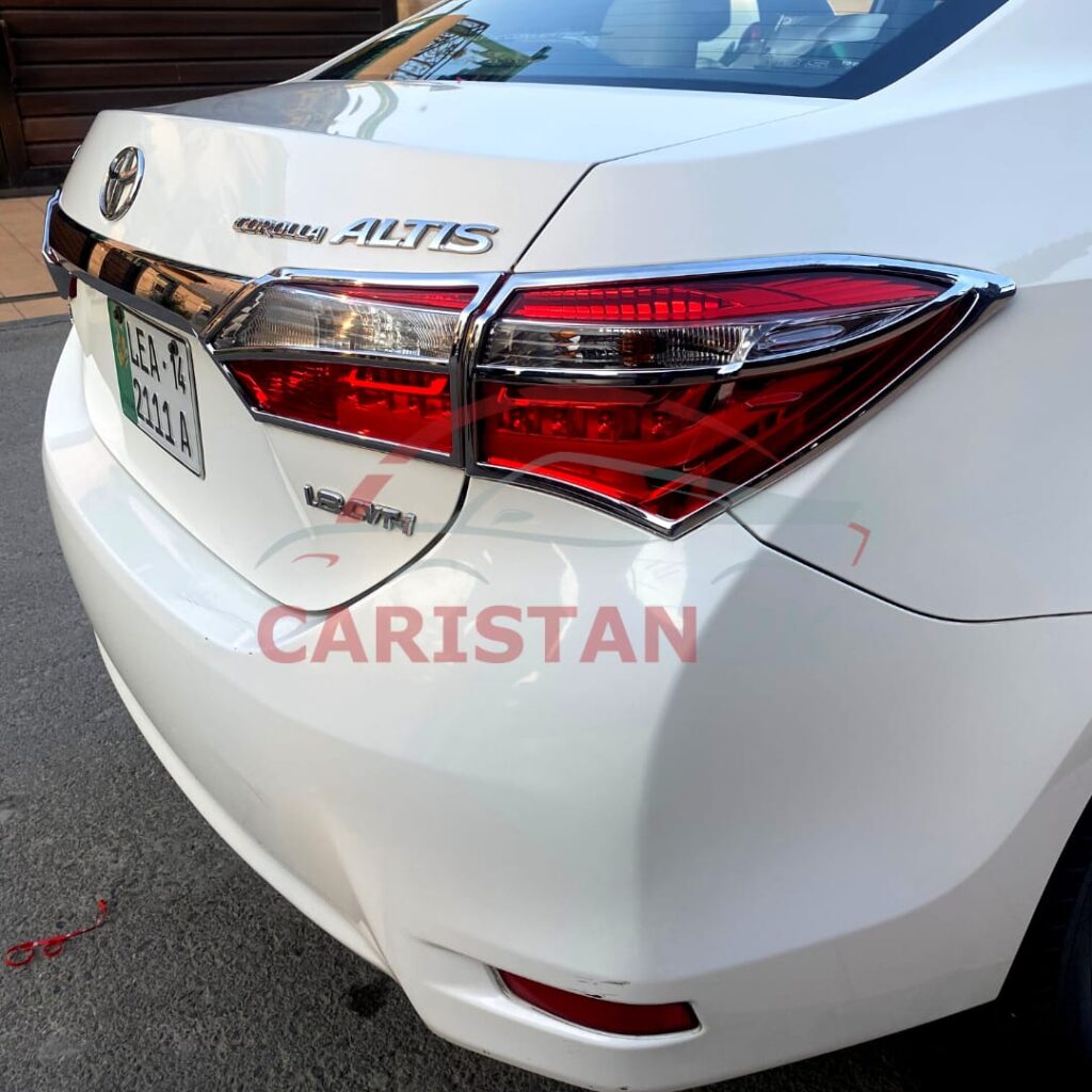 Toyota Corolla Back Light Chrome Cover 2014-16 2
