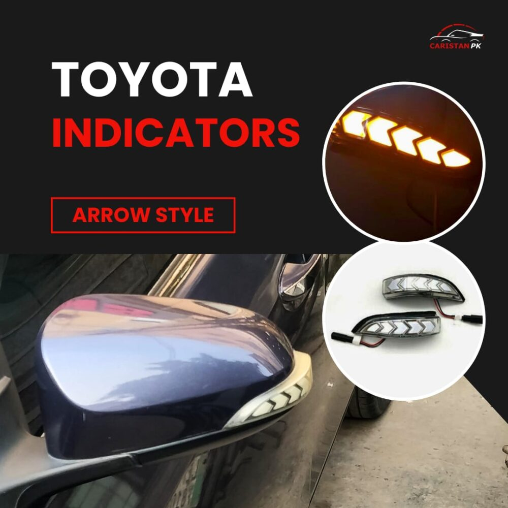 Toyota Corolla/ Aqua/ Vitz/ Passo/ Yaris/ Premio/ Axio/ Rush/ Camry Sequential Indicators