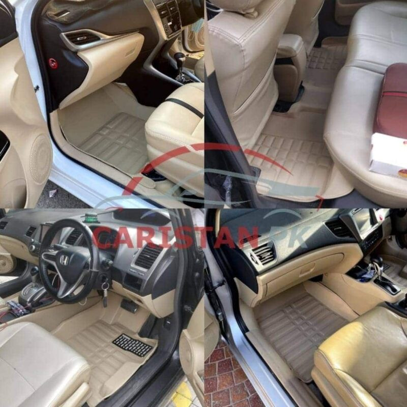 5D Floor Mats Beige