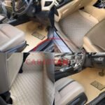 7D Floor Mats Beige With Beige Stitch