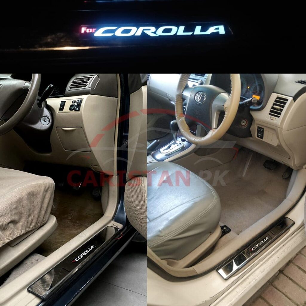 Toyota Corolla LED Sill Plates 2002-23 Model 1