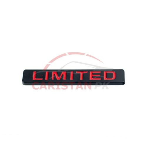 Limited Emblem Black And Red