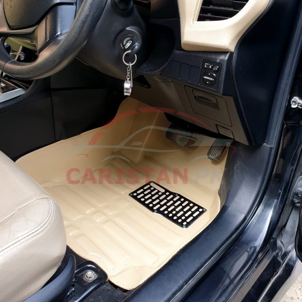 Toyota Corolla 5D Floor Mats Beige 2014-24 1
