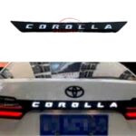 Toyota Corolla LED Trunk Garnish Black With White LED 2014-24 Toyota Corolla LED Trunk Garnish Black With White LED 2014-24