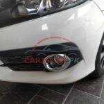 Honda Civic Round Chrome Foglamp Ring 2016-21 2