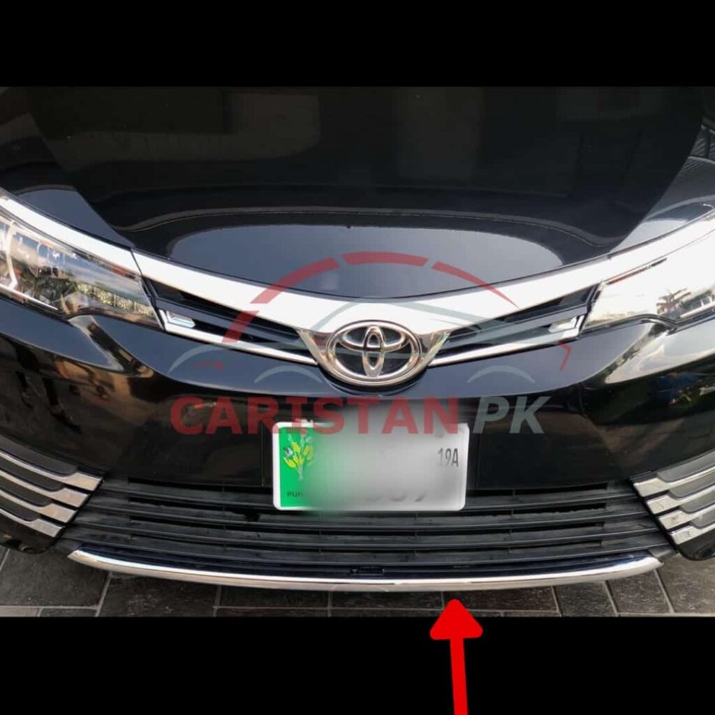 Toyota Corolla Front & Rear Bumper Chrome Trim 2017-21 2