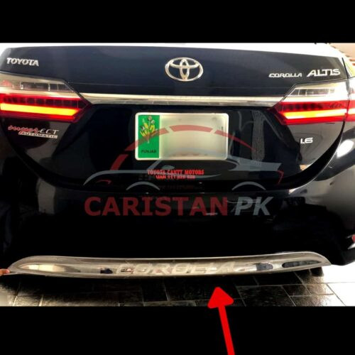 Toyota Corolla Front & Rear Bumper Chrome Trim 2017-21 3