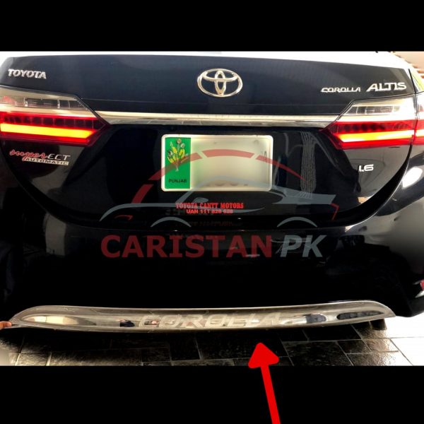 Toyota Corolla Front & Rear Bumper Chrome Trim 2017-21 3