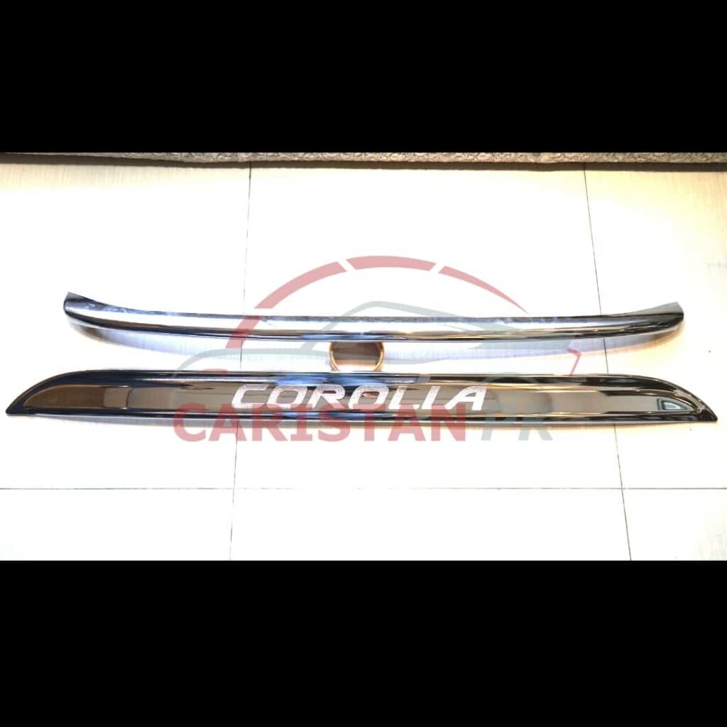 Toyota Corolla Front & Rear Bumper Chrome Trim 2017-21 1