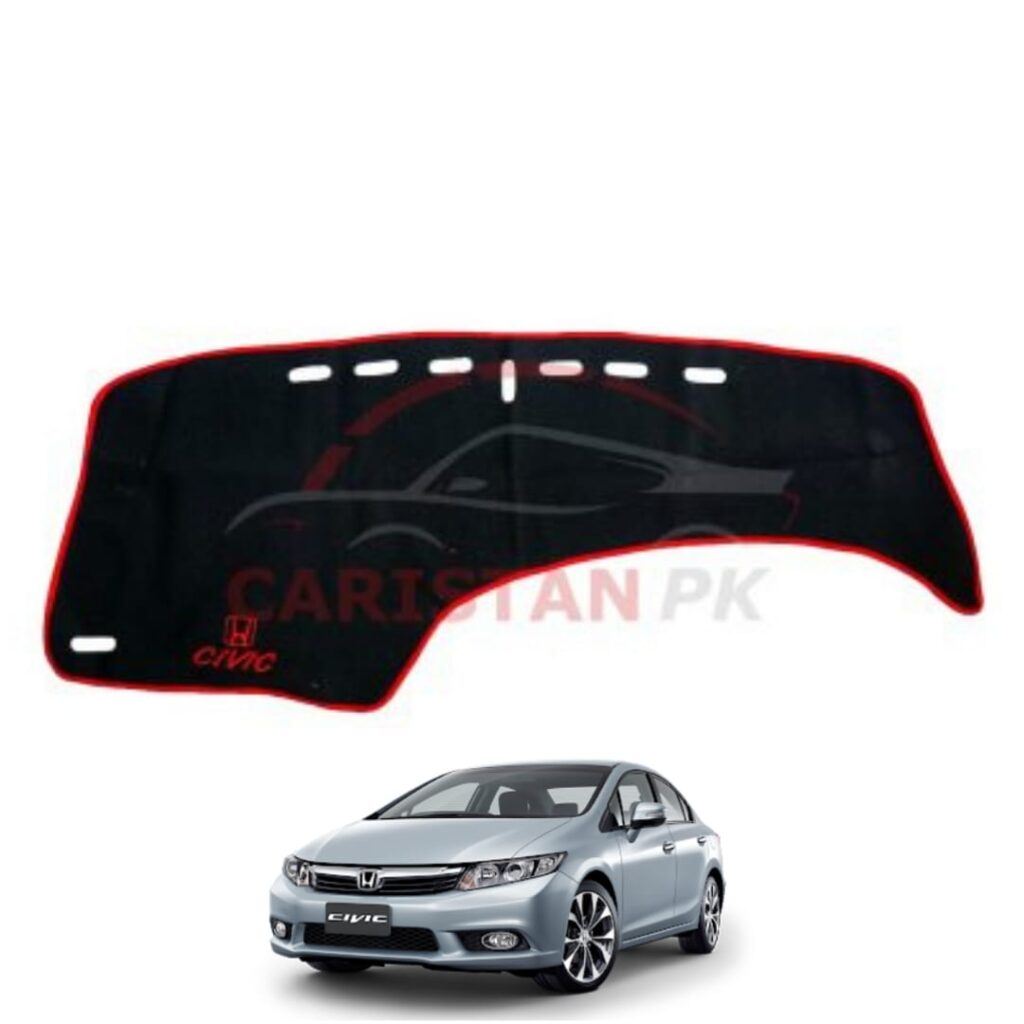 Honda Civic Rebirth Dashboard Carpet With Red Lining