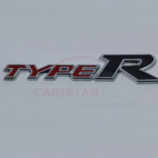 Type R Car Emblem Red & Black 1