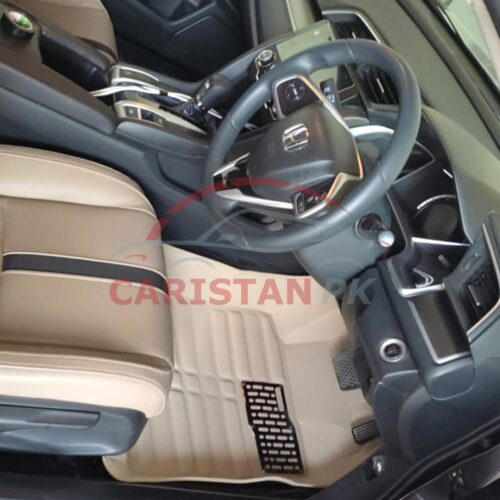Honda Civic 5D Floor Mats Beige 2016-21 Model