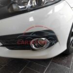 Honda Civic Round Chrome Foglamp Ring 2016-21 2