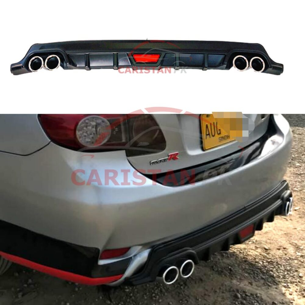Kantara Style Universal Bumper Diffuser All Black Kantara Style Universal Bumper Diffuser All Black