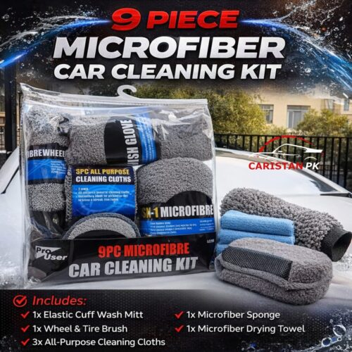 Kenco Car Cleaning Microfiber Pack 9 in 1