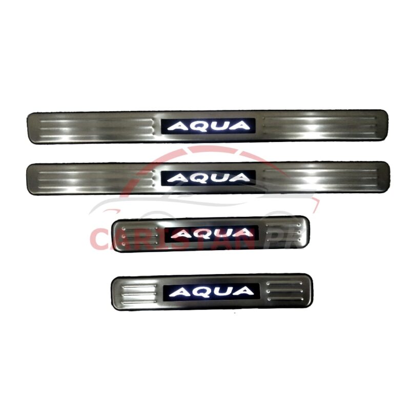 LED Scuff Plates For Toyota Aqua 2011-2022 Model LED Scuff Plates For Toyota Aqua 2011-2022 Model