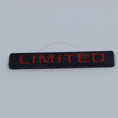 Limited Emblem Black And Red 1