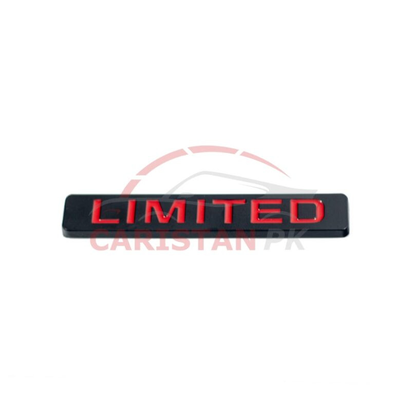 Limited Emblem Black And Red Limited Emblem Black And Red