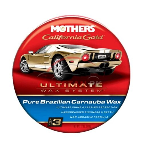 Mothers California Gold Pure Carnauba Brazilian Wax Paste Step 3 12 OZ