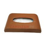 Premium Leather Car Tissue Box Brown Premium Leather Car Tissue Box Brown