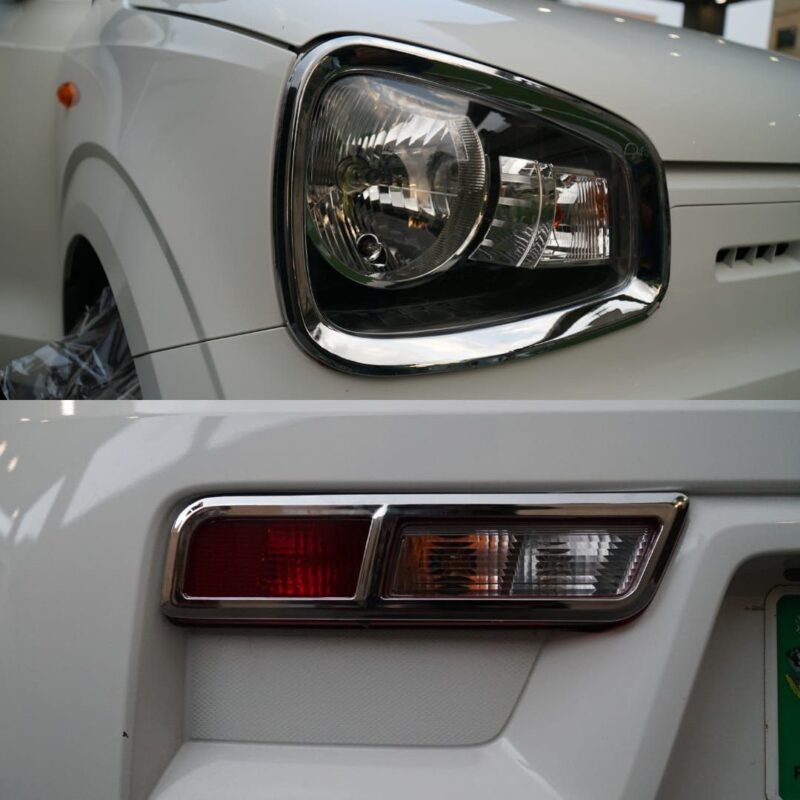 Suzuki Alto 660cc Headlight Backlight Chrome Cover 2017-26 Suzuki Alto 660cc Headlight Backlight Chrome Cover 2017-26