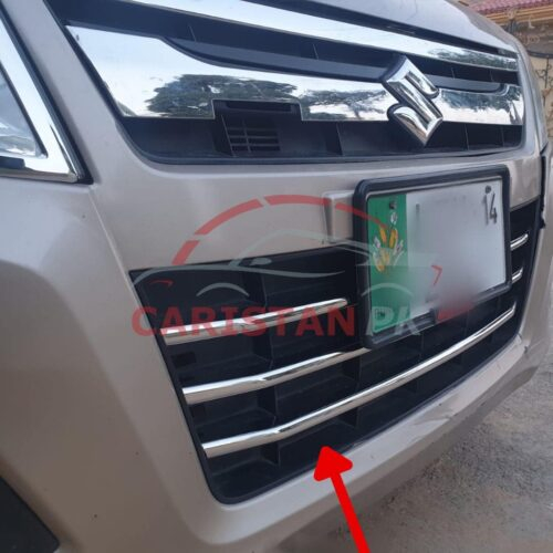 Suzuki Wagon R Front Lower Grille Chrome Trim 2