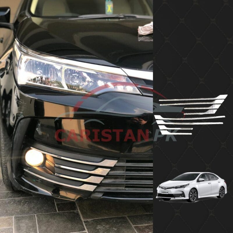 Toyota Corolla Chrome Foglamp Trim 2017-21 Toyota Corolla Chrome Foglamp Trim 2017-21