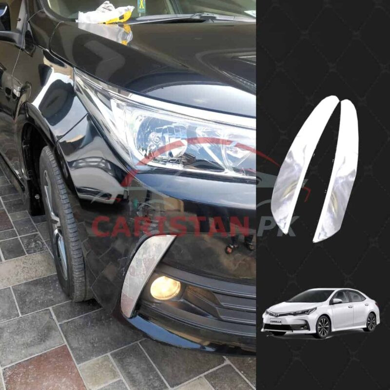Toyota Corolla Facelift Foglamp Chrome Trim 2017-21 Toyota Corolla Facelift Foglamp Chrome Trim 2017-21