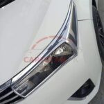 Toyota Corolla Headlight Chrome Cover 2014-16 1