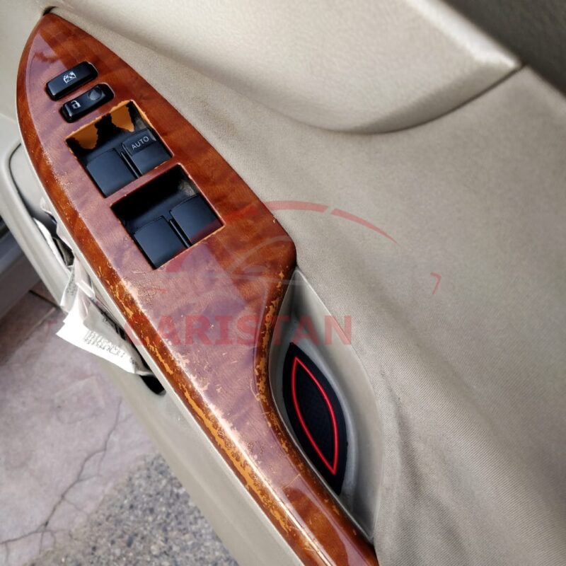 Toyota Corolla PVC Non Slip Interior Protection Mats Red 2011-13 1