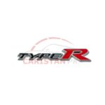 Type R Car Emblem Black & Red