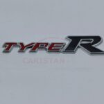 Type R Car Emblem Red & Black 1 Type R Car Emblem Red & Black 1