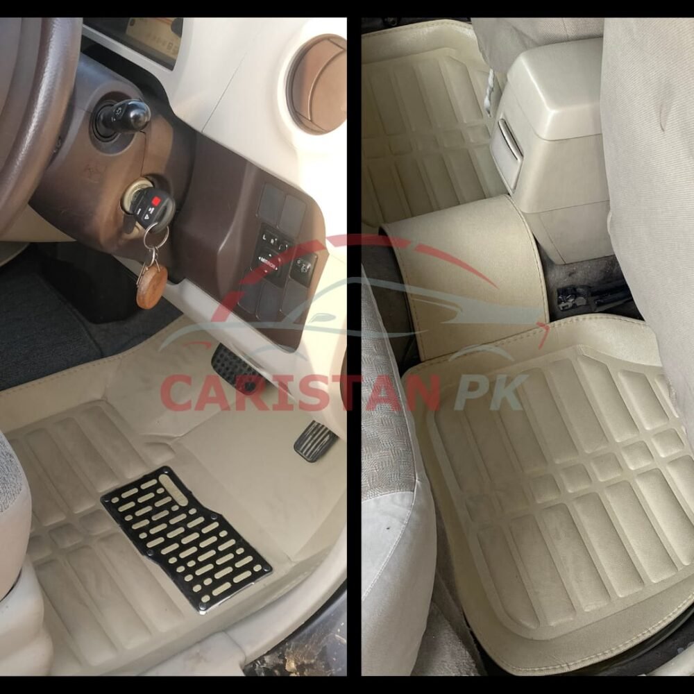 Universal 5D Floor Mats Beige 5 Piece Universal 5D Floor Mats Beige 5 Piece