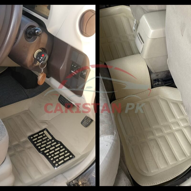 Universal 5D Floor Mats Beige 5 Piece Universal 5D Floor Mats Beige 5 Piece