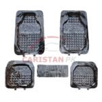 Universal Premium Smoked Silicone Car Floor Mats 5 Piece