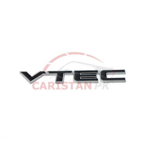 VTEC Car Emblem Black