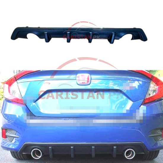 Honda Civic Bumper Diffuser 2016-21