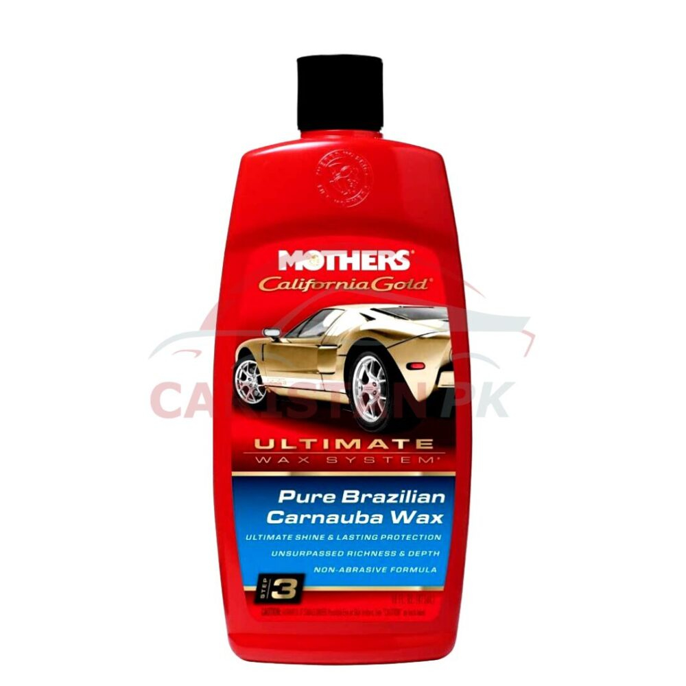 Mothers California Gold Pure Carnauba Brazilian Wax Step 3 16 FL OZ
