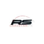 RS Car Emblem Black