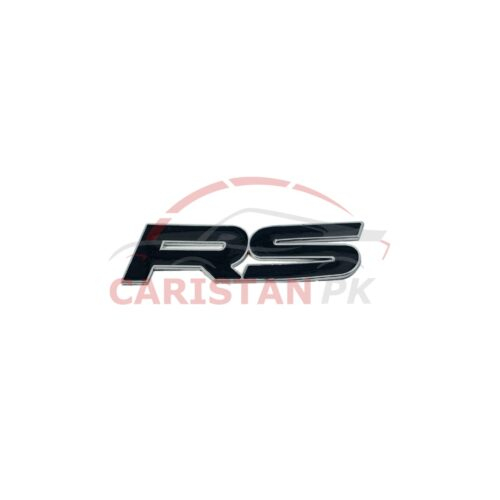RS Car Emblem Black