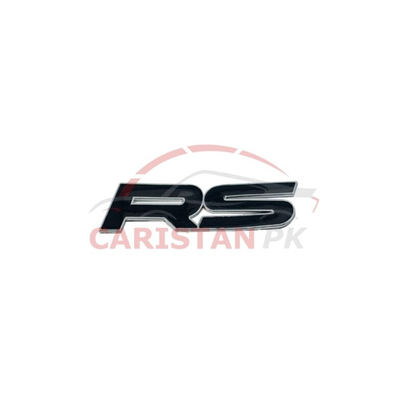 RS Car Emblem Black RS Car Emblem Black