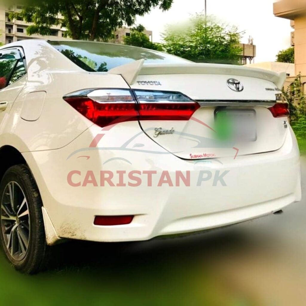Unpainted Toyota Corolla TRD Trunk Spoiler 2014-24 Model 1