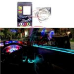 Flexible EL Glow Wire Interior Light Decoration Light Blue Flexible EL Glow Wire Interior Light Decoration Light Blue