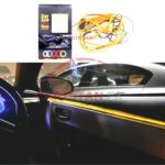 Flexible EL Glow Wire Interior Light Decoration Yellow Flexible EL Glow Wire Interior Decoration light Yellow