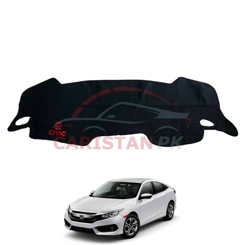 Honda Civic Dashboard Carpet Black 2016-21