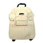 Car Back Seat Organizer Beige Premium Quality 1
