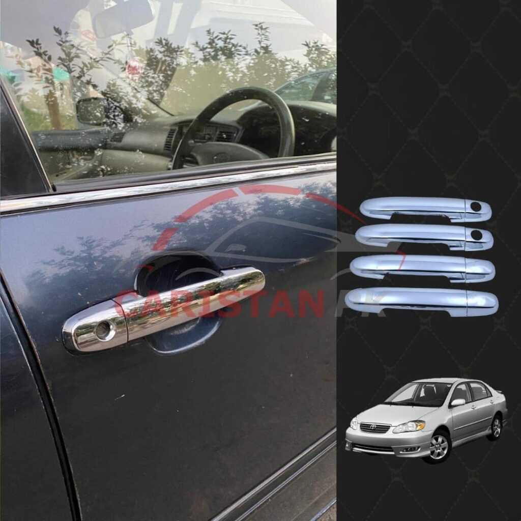 Toyota Corolla Chrome Door Handle Covers 2002-08 Toyota Corolla Chrome Door Handle Covers 2002-08