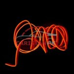 Flexible EL Glow Wire Interior Light Decoration Orange 2 Flexible EL Glow Wire Interior Light Decoration Orange 2