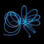 Flexible EL Glow Wire Interior Light Decoration Light Blue 2 Flexible EL Glow Wire Interior Light Decoration Light Blue 2