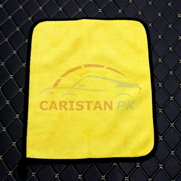 Interior Cleaning Microfiber Cloth Yellow 3